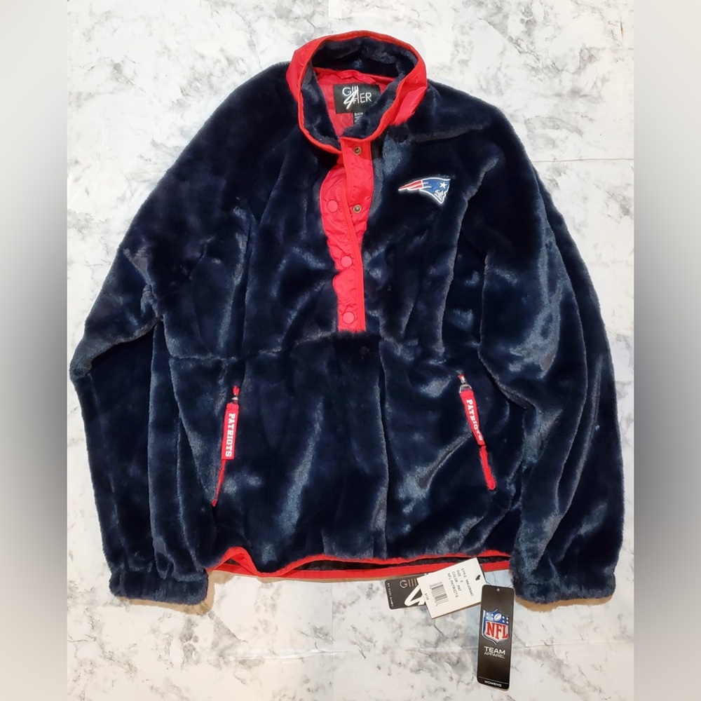 NFL Glll 4Her New England Patriots Women’s Fleece Jacket Size S